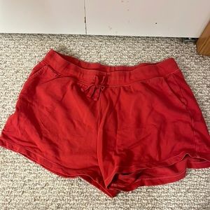 Large Red Shorts